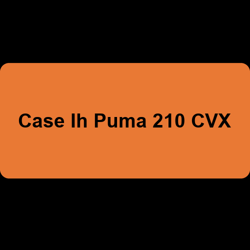 Case Ih Puma 210 CVX